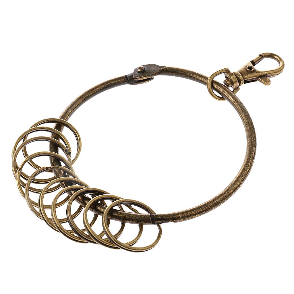 Key Chain Hooks with Rings (10 Loops)