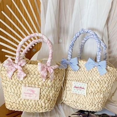 Bow Tie Seaside Casual Bag Versatile Vacation and Travel Handbag
