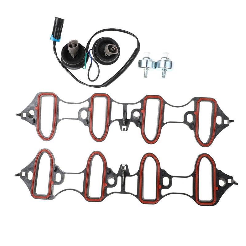 New Knock Sensor Wire Harness Kit With Intake Manifold Gasket Kit For Silverado Sierra 12601822 213-3521 89060413 12589867