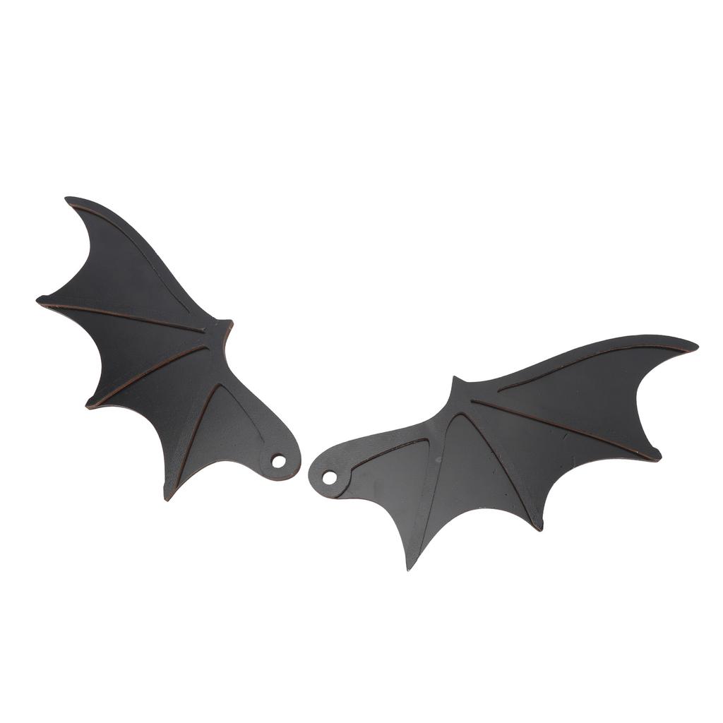 1 Paar Fledermausflügel Dekoration Holz Lustige Dekorative Fledermausflügel für Autokennzeichen Wand Party