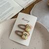 Wool Felt Cartoon Bread Slices Biscuits BB Clip Cute Bangs Side Clip Hairpin Funny Hair Clip Children's Hair Accessories