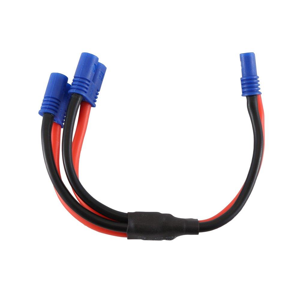 Amass H501S H502S EC2 plug RC Battery Parallel Adapter Wire 16AWG 2Pcs uygun fiyatlı satın