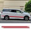 Auto Seitenaufkleber für Elgrand E50 E51 E52 2.5 3.5 Teile Wohnmobil Linien Grafiken Tuning Zubehör Vinyl Dekor Aufkleber