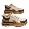 Arbeitsversicherung Herrenschuhe Herbst Lederoberfläche Freizeitschuhe Winter Samt Baumwollschuhe Dicke Sohle Erhöhend Forrest Gump Papa