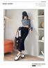 High-Waisted Slimming Straight-Leg Cigarette Jeans for Petite Women, Spring/Autumn 2026, Good Drape