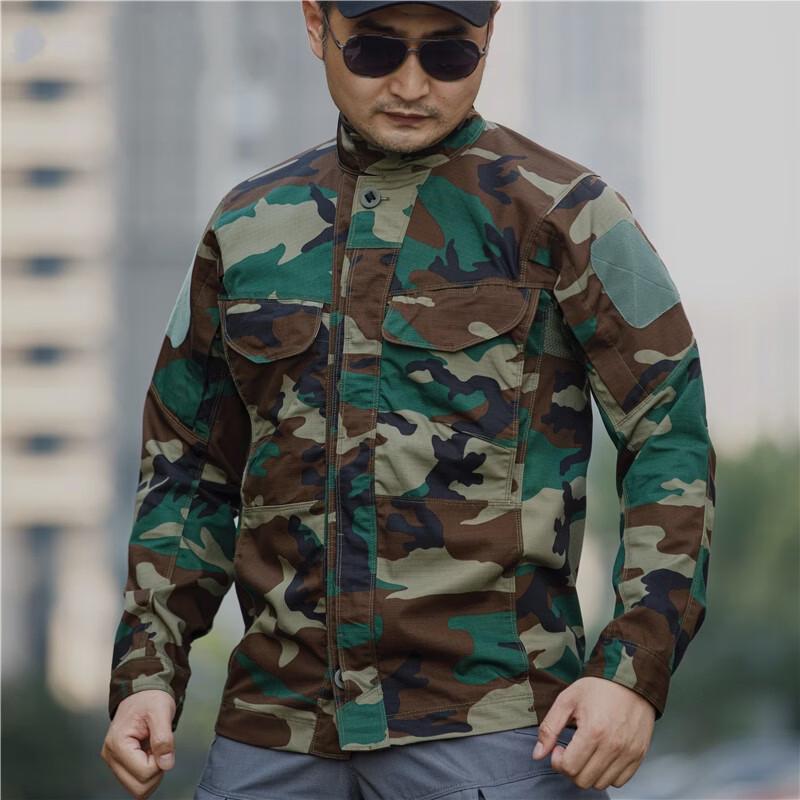 Yibei Men s Long-Sleeve Tactical Multi-Pocket Shirt