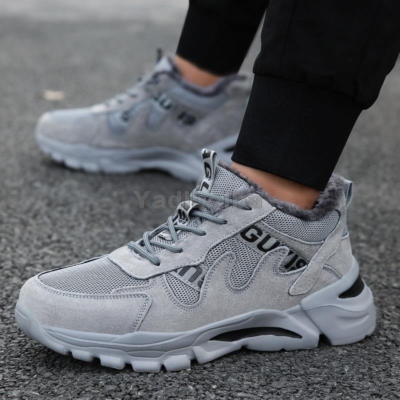 Vernestøvler Herre Vinter Arbeidssko Knusesikre Sikkerhetsvernsko Punkteringssikre Uknuselige Støvler Ståltå Herresko