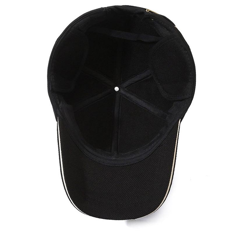 Φθινοπωρινό χειμερινό ανδρικό βελούδινο καπέλο μπέιζμπολ Μεσήλικας Καπάκι για ηλικιωμένους εξωτερικούς χώρους Χοντρό ζεστό βαμβακερό καπάκι προστασίας αυτιών
