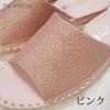 Pansy Women's Indoor Slippers Room Shoes Pink Size M 23-23.5cm