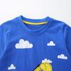 Summer New Arrival Boys' T-Shirt: Fashionable Cartoon Print Sweatshirt Children's Crew Neck Short-Sleeved Top
