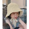 Korean style straw hat for little girls from 1 to 6 years old, sun protection, Korean style