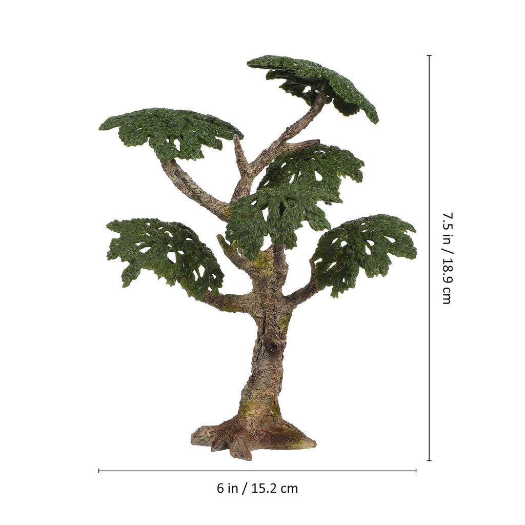 TEHAUX Diorama Trees Miniature Trees for Railway Models, Landscapes, Architectural Models, Plastic Models, TPR Material, Artificial Trees, Landscape