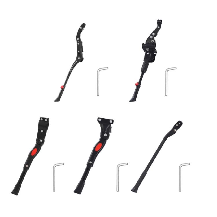 Bicycles Side Stand with Antislip Feet for 24/26/27.5/29inch Mountain Bicycles Kickstand Bike Rear Side Stand Kickstand