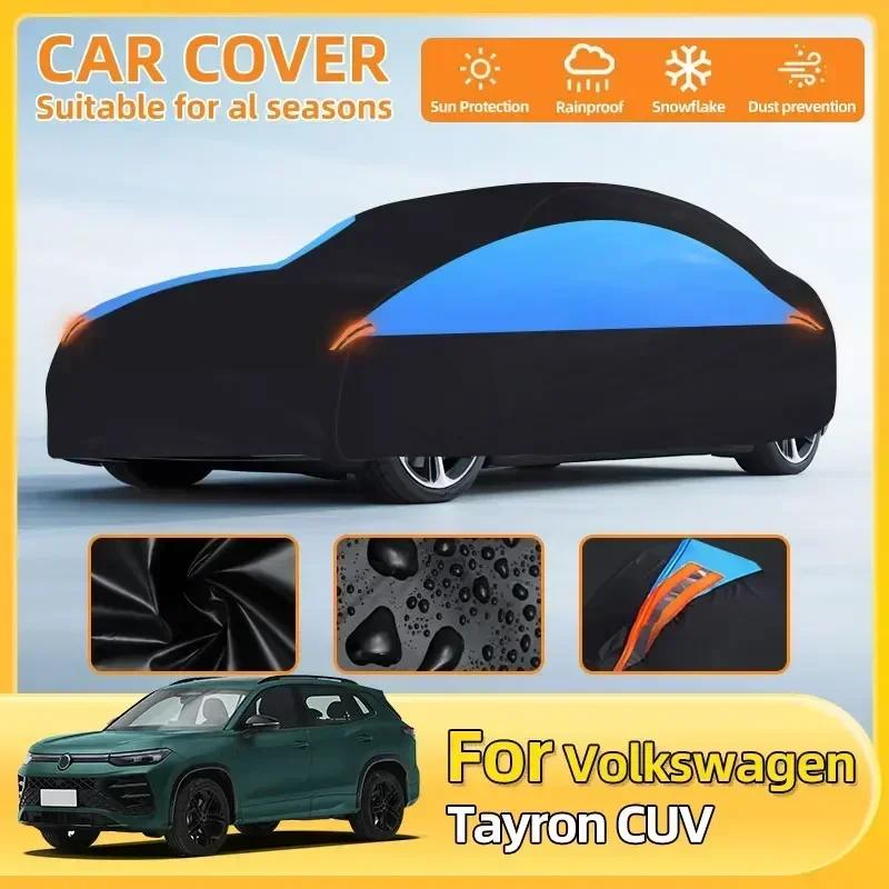 For VW For Volkswagen Tayron CUV 2022 2023 2024 Full Car Covers Portable Fit Outdoor Waterproof Sun Rain Snow Protection UV Univ MZ2