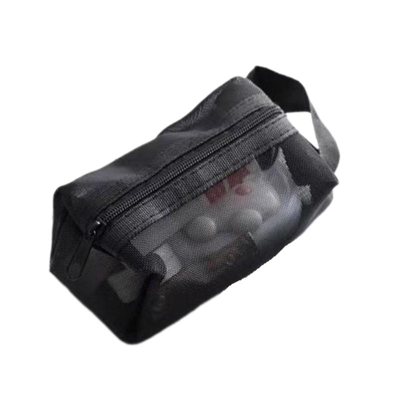 

Сетчатый косметичка Сумки для хранения помады Кошелек для монет Чехол для наушников Органайзер Кабель для передачи данных Удостоверение личности Хранение банковских карт чёрный