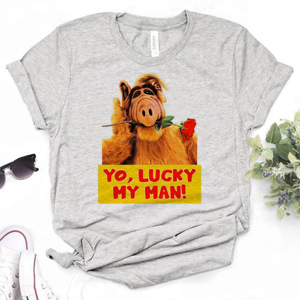 Alf tshirt women designer tshirt girl anime clothing