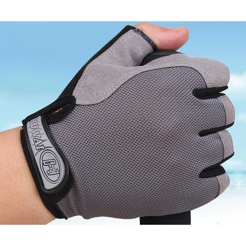 Fingerless Sports Fitness Gym Training Gloves for Men Women Cycling Gloves Motorcycle Mtb Anti-slip Gloves Bicycle Accessories
