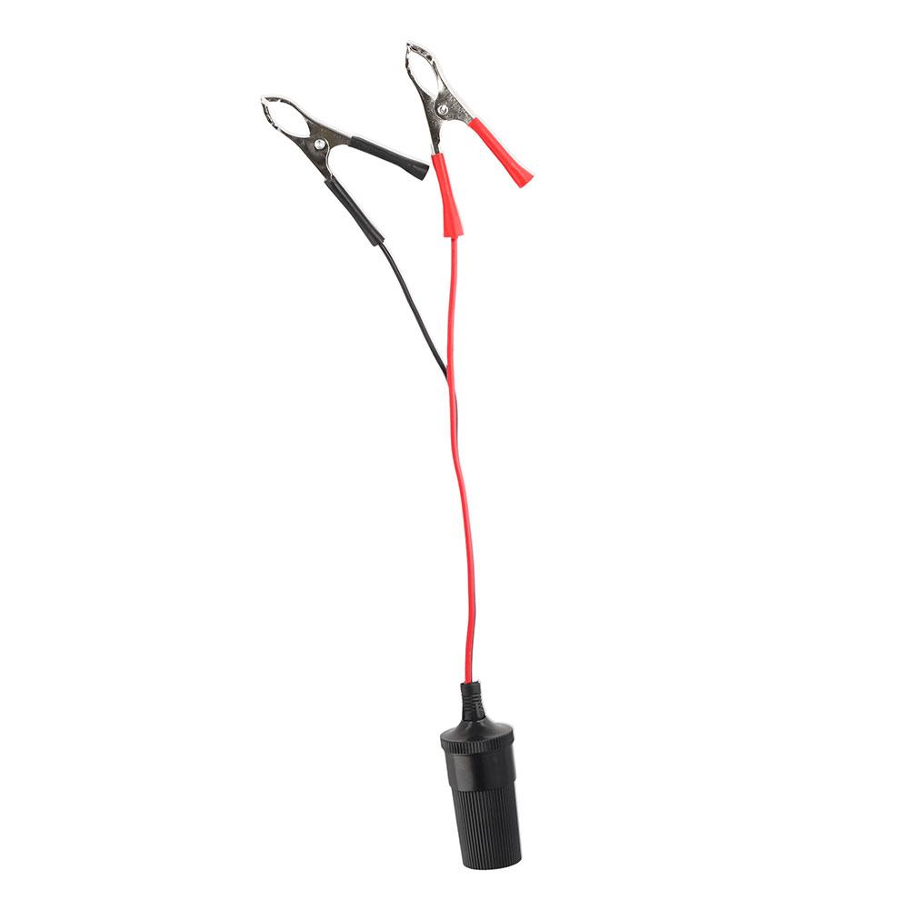 Car High Power Pure Copper Battery With Clip To Cigarette Lighter Female Socket Volt 12/24V 220W Car Socket Plug Car Accessories