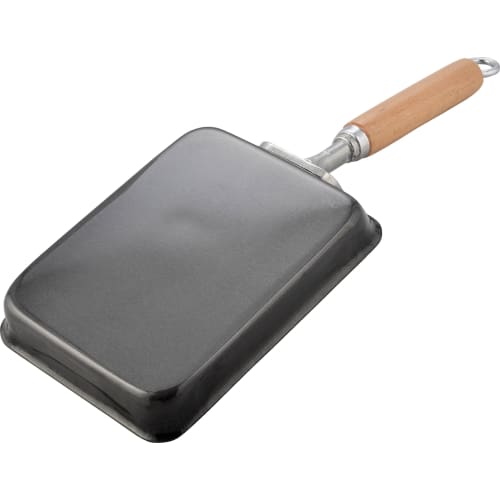 Wahei Freiz Tsubame Sanjo Black Iron Frying Pan 22cm IH Compatible Gas Wooden Handle Made In Japan Carefully Selected Materials GR-9746