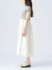 Beams Heart Jacquard Combination One Size Women's Dress, Beige,