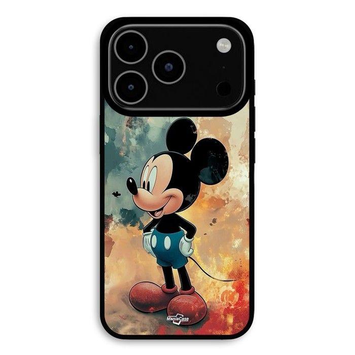 Coque Pour iPhone 17 Pro Max Mickey fond de texture abstraite Maniacase