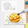 10Pcs Foam Texture Painting Paper Magic Puffy Paint Paper Puffy Popcorn Drawing Texture Painting Kit 3D Art Drawing Sponge Paper