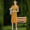 Women's Chinese Style Floral Cheongsam Dress