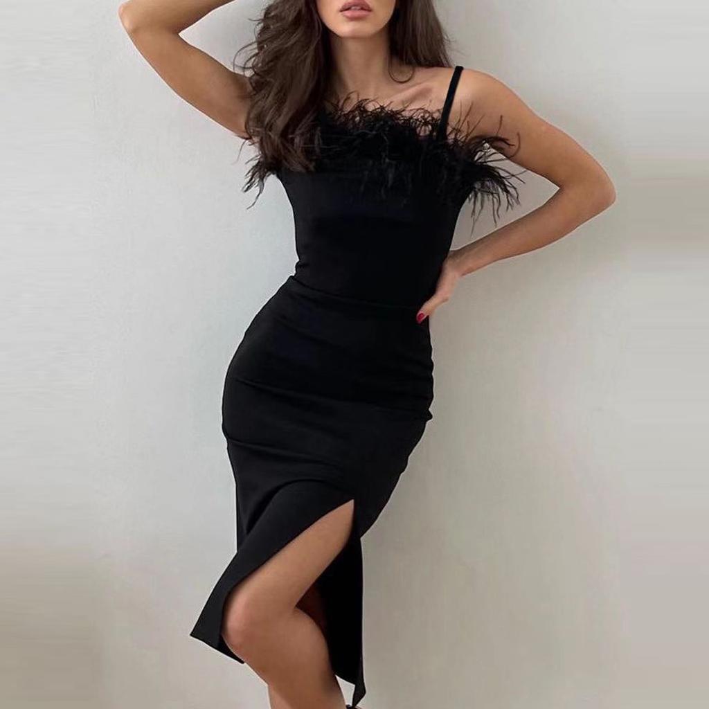 sachin and babi light blue dress Black Beaded Long Sleeves Sheath Lace-Up Homecoming Dress Black / US 16 main image 0