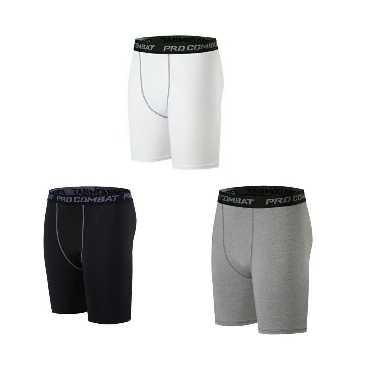 Men's Breathable Sweat-Wicking Compression Running Shorts for Outdoor Sports & Gym