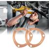 2PCS 3" Exhaust Gasket,Copper Exhaust Flange For Header Gasket & Collector Gasket,Car Accessories Exhaust Pipe Gasket Compatible With