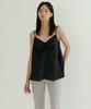 Lingseoul Linen Bamboo Blended Sleeveless-Black