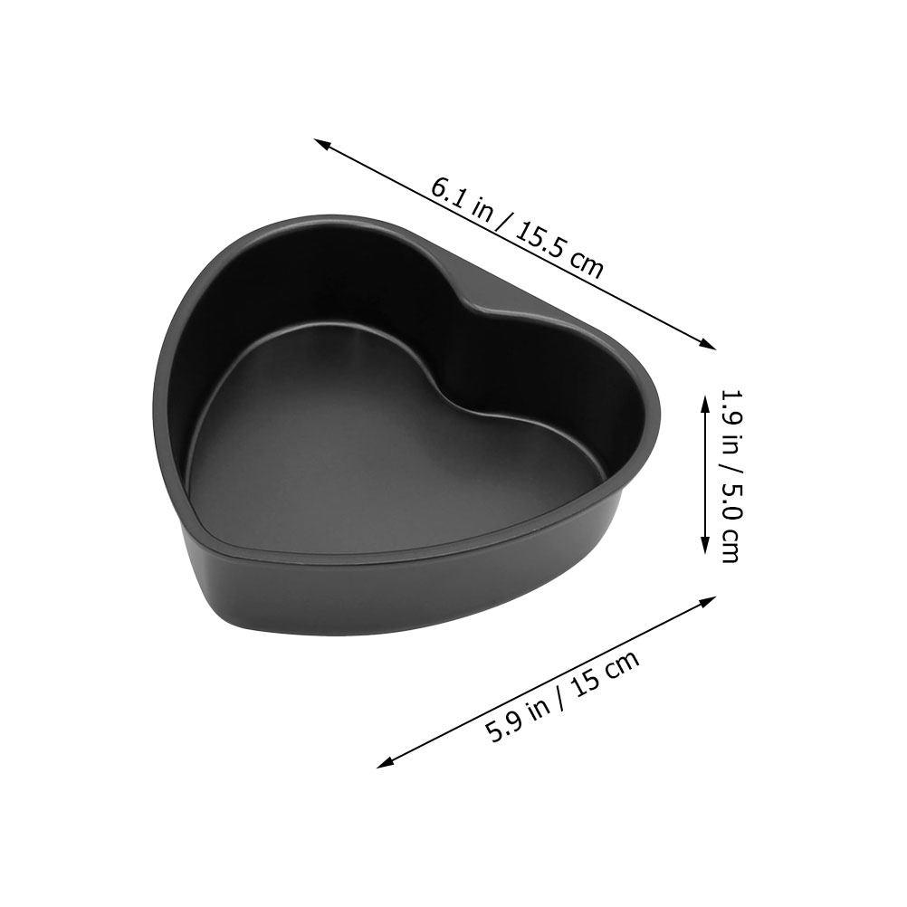 

Heart Cake Pan Removable Bottom Aluminum Baking Mold Chess Cake Mold Nonstick Oven Tray Thick Baking Plate Home Party Use