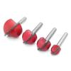 4 Pcs 6mm Shank Router Core Box Bits CNC Round Groove Milling Cutter Woodworking Tools 16mm/22mm/25mm/32mm ZeGoods