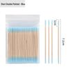 Pointed Wooden Cotton Swabs for Eyelash Grafting & Makeup Cleaning
