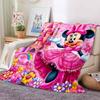 17 Styles Minnie Mickey Mouse Cartoon Print Blanket for Soft Flannel Throw Fluffy Sofa Bed Home Travel Camping Picnic