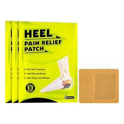 6x Heel Spur Pain Relief Patches Plantar Fascia Plasters Quick Metatarsal Fascia Heel Pain Patches