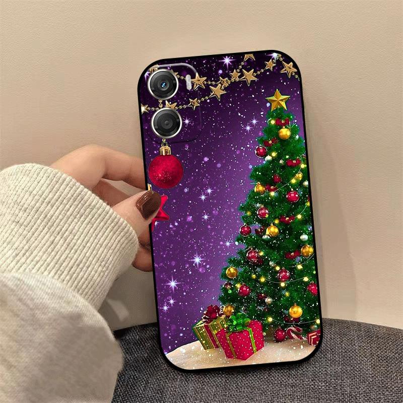 Christmas Painted Case For Motorola Moto G06 G56 G86 Power G66j G66y E14 E15 G05 G15 Edge 50 Neo Ultra Soft TPU Silicone Cover
