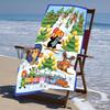 Proof Beach Towel with a The Little Mole1 Pattern - Soft,absorbent,quick-drying,machine Washable - Perfect for Swimming,camping,bathing