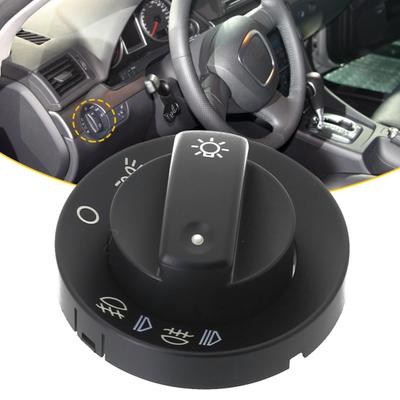 2Pcs Headlight Switch Perfect Fit Direct Replacement ABS Car Head Lamp Control Switch Knob 8E094153A for A4 S4 8E B6 B7 2000-2007