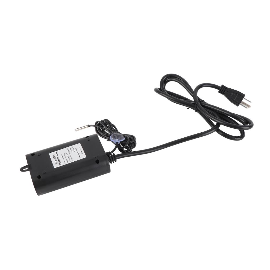 Digitale Verwarmingsmat Thermostaat 1000W 41 tot 108 Fahrenheit Temperatuurregelaar met LED-display voor Zaailingen Hydroponische Ontkieming Reptielen Fermenta