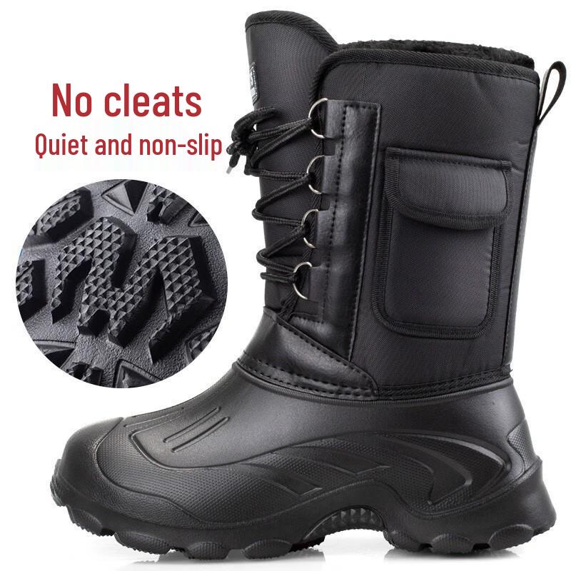 Мужские водонепроницаемые зимние рыболовные снегоступы Meibo с флисовой подкладкой