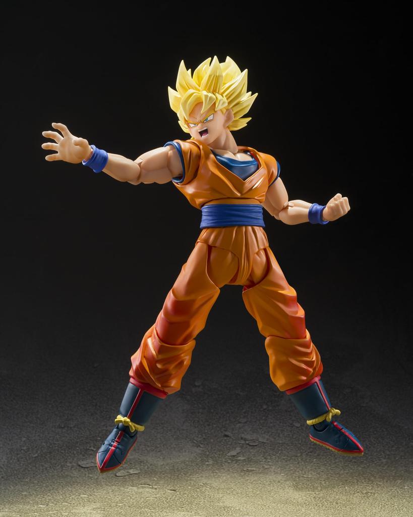 TAMASHII NATIONS Dragon Ball Z Super Saiyan Son Goku Beginning of the Final Approximately 145mm PVC ABS Painted Movable Figure S.H.Figuarts (The