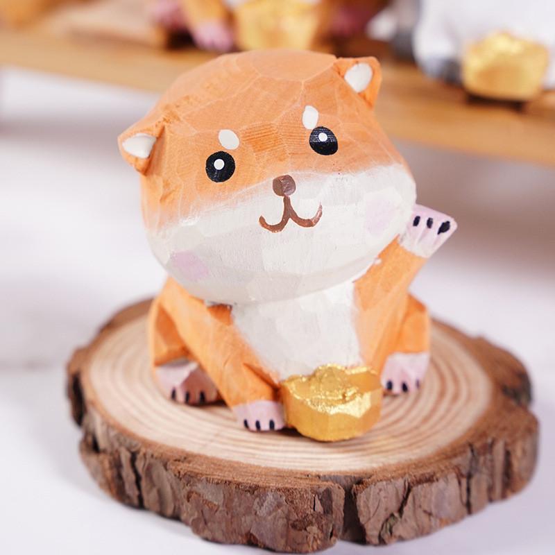 Holztier-Dekoration Geschenk für Kinder Mit Modernem Minimalistischem Design