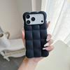 Applicable to iPhone18ProMax mobile phone case, cloud soft case, anti-drop Apple 17 square plaid creative protective case
