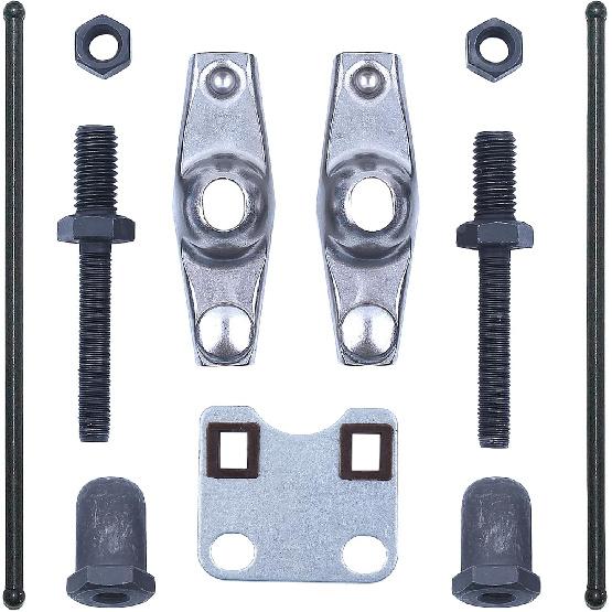 Valve Rocker Arm Push Rod Guide Plate Kit For Honda GX160 GX200 5.5HP 6.5HP Engine Motors 14791-ZE1-010,14410-ZE1-010,14431-ZE1-000,90012-ZE0-010.