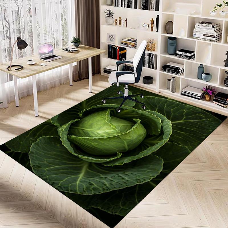 1PC cabbage Extra Large Non Slip Floor carpet, Office, family, Studio   Large Area Rug Indoor Rugs, Bold Statement Piece