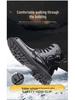 Winter Men's Genuine Leather Martin Boots – Warm, Versatile, Trendy Work Boots