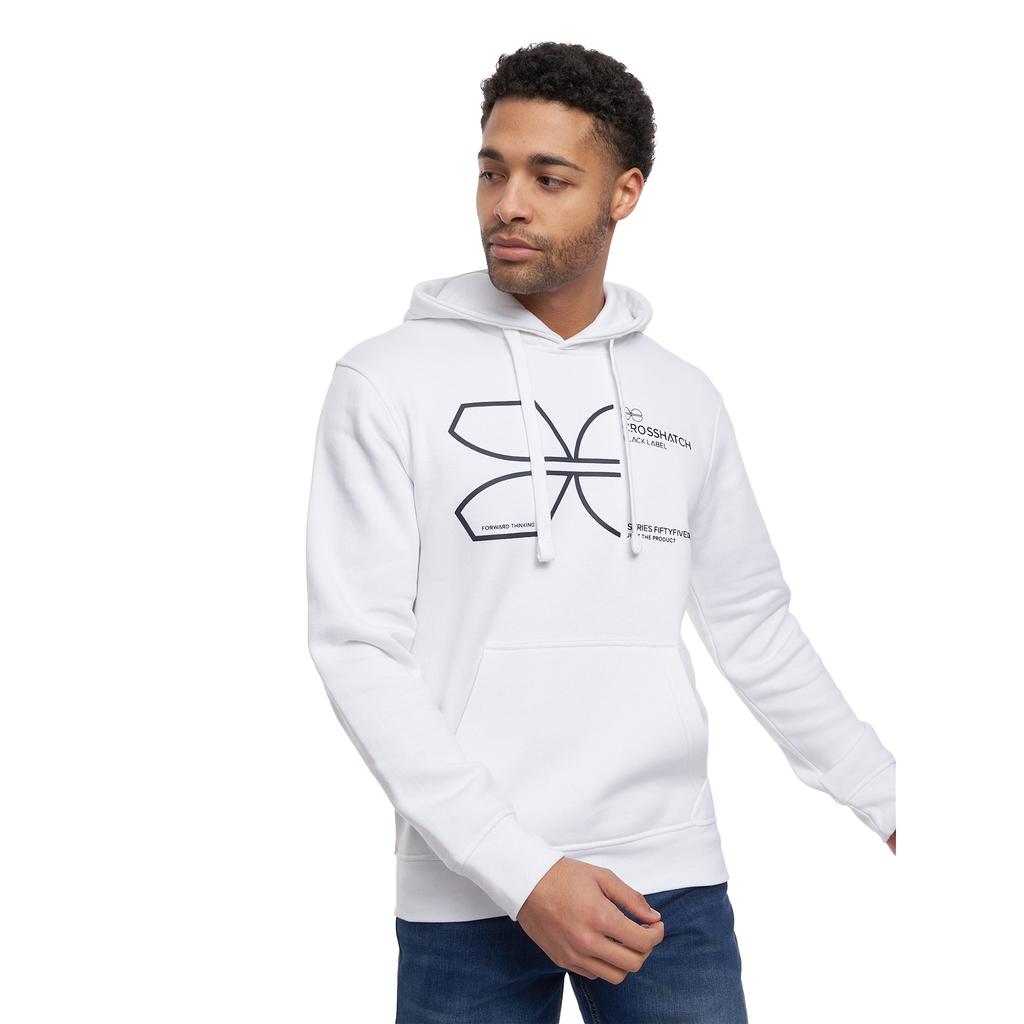 Crosshatch Cutups-Hoodie für Herren