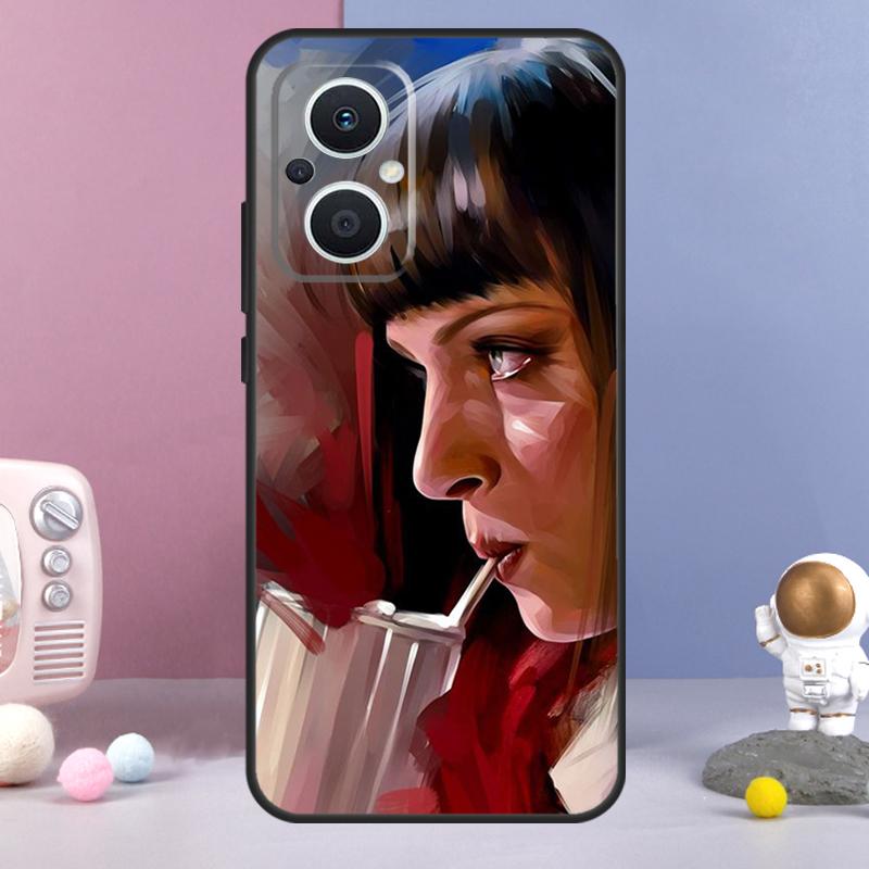 Pulp Fiction Movie Poster Funda For OPPO Reno 12 F 11F 13F 14F 10 11 13 14 Pro 7 8 Lite OPPO Find X9 X6 X5 X8 Pro Case