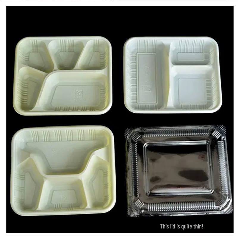 Saikeyou Disposable PP Plastic Takeout Meal Boxes